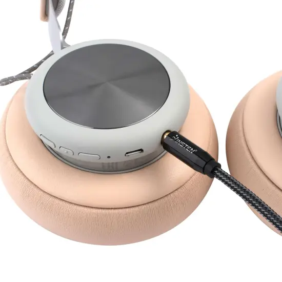 3.5mm Audio Cable, Male to Male, TRRS Stereo with Microphone, Nylon Braided Jacket (10 Feet, Black) {3}