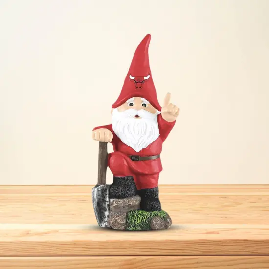 Chicago Bulls NBA 10.5 Inch Shovel Time Garden Gnome {4}