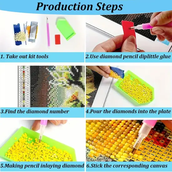 Crystal World Landscape Diamond Art Kits for Adults {5}