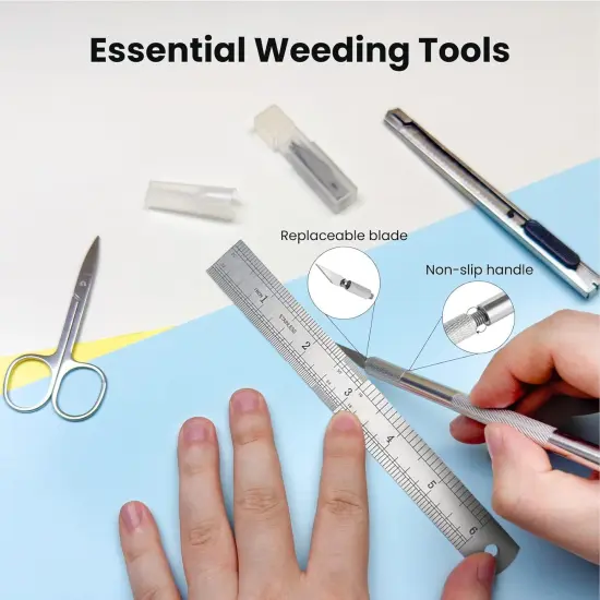 Weeding Tools for Vinyl: 27 PCS Premium Vinyl Weeding Tools Scrapbooking Tools Kit {3}