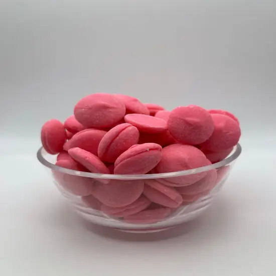 2.5lb Merckens Pink Chocolate Candy Melts for Coating Dipping Drizzling Baking and Decorating {1}