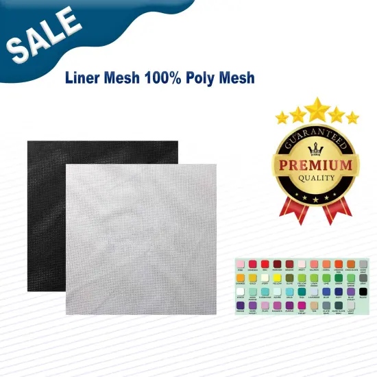 Liner Mesh 100% Poly Mesh White {2}