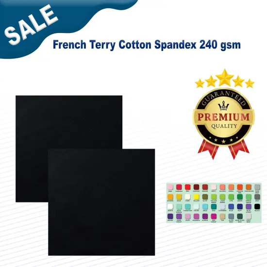 French Terry Cotton Spandex 240 gsm {2}