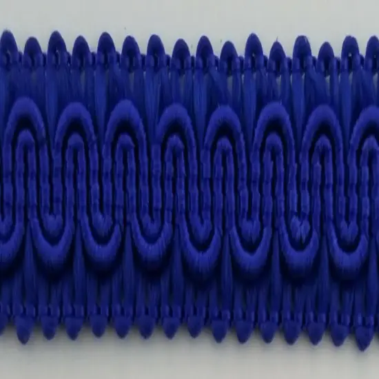 1/2" Scroll Braid Gimp w/ Backing - 12 Continuous Yards - Many Color Options! Royal {1}