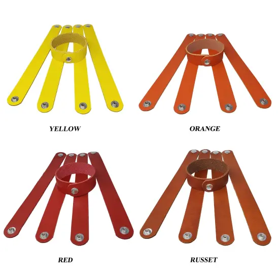 1" Latigo Leather Bracelets &ndash; DIY Hot Stamping & Engraving Blanks 6 Packs {7}