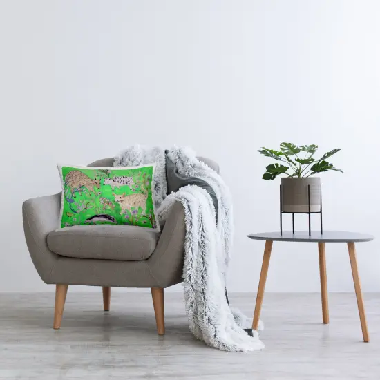 Stupell Industries Quirky Meadow Wildlife Indoor Pillow, 14 x 7 x 20 {2}