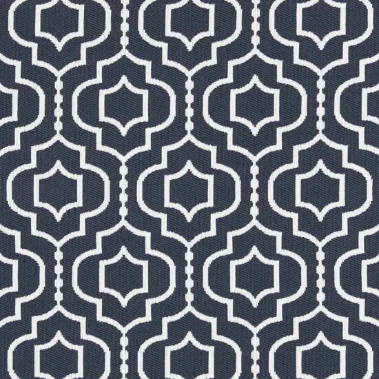 Navy - Blue Abstract & Geometric Upholstery Fabric 54 Inches" {1}
