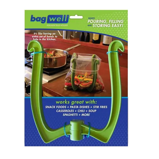 Bag Well Sealable Bag Holder for 1 Gallon Storage Bags {1}