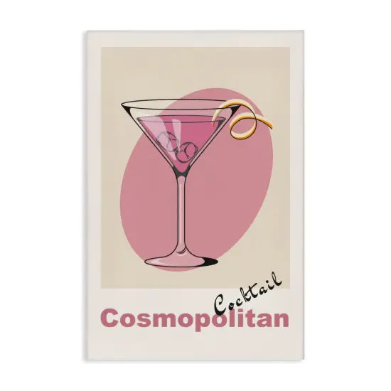 Stupell Industries Vintage Cosmo Cocktail Canvas Design by LSR Design Studio {1}