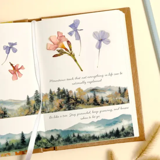 Wrapables Aesthetic Scenic Landscapes PET Washi Tapes for Scrapbooking, Stationery, Journaling, Diary, Card Making (Set of 2) {3}