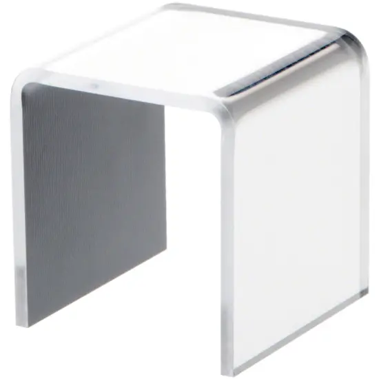 Plymor Mirrored Acrylic Square Display Riser, 2" H x 2" W x 2" D (1/8" thick) {2}