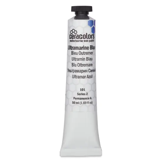 Ceracolors Waterborne Wax Paint - Ultramarine Blue, 50 ml {1}
