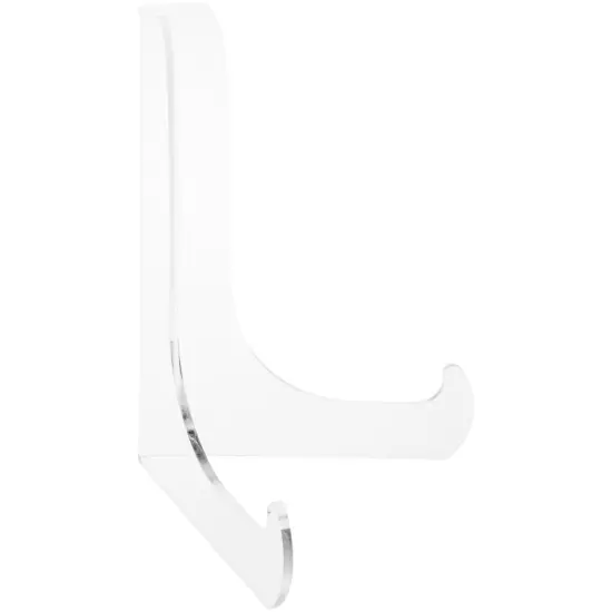 Plymor Clear Acrylic 60-Degree Angle Easel With Shallow Support Ledges, 6" H x 4.5" W x 3.5" D {2}