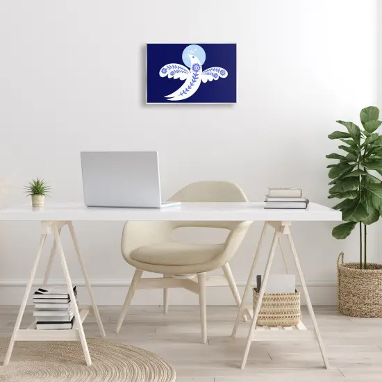 Stupell Industries Peace Dove with Folk Florals Wall Plaque Design by Hannah Moren {8}