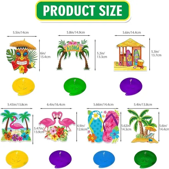 Aloha Happy Birthday Banner Hawaiian Luau Birthday Banner Hawaiian Luau Birthday Decorations Hawaiian irthday Decorations Summer Birthday Party Decorations {3}