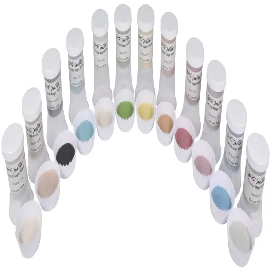 Sax Crystal Magic Glazes, 4 Ounce Jars, Assorted Colors, Set of 12 {3}