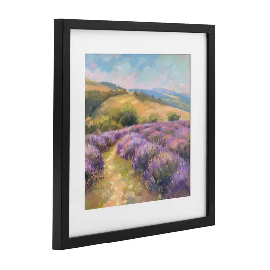 Stupell Industries Lavender Field Hills Framed Print Under Glass, design by LSR Creative Studio {3}