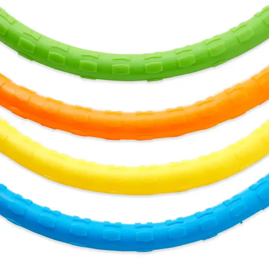 BLUE PANDA 12 Pack Pool Rings for Kids and Teens Ages 3-14 - Under Water Swim Dive Rings, Multicolored Summer Sinking Pool Toys (6 in) {5}