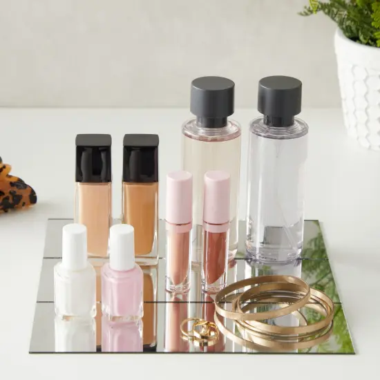 50 Pack Square Mirror Tiles, 3 Inches Small Glass Mirrors for Crafts, DIY Projects, Mosaics, Art Supplies, and Home Decor Silver {2}