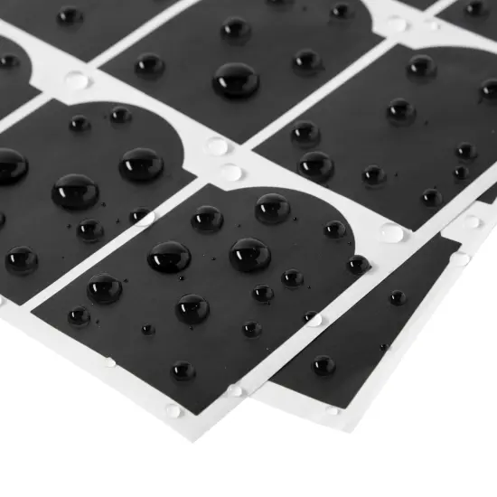 Talented Kitchen 14-Pack Glass Hot Sauce Bottles with Caps, Glass Sauce Bottles with Shrink Wrap Capsule and Funnel, with 18 Chalkboard Labels, 14 Dripper Inserts, Dishwasher-Safe (5 oz) Clear {5}