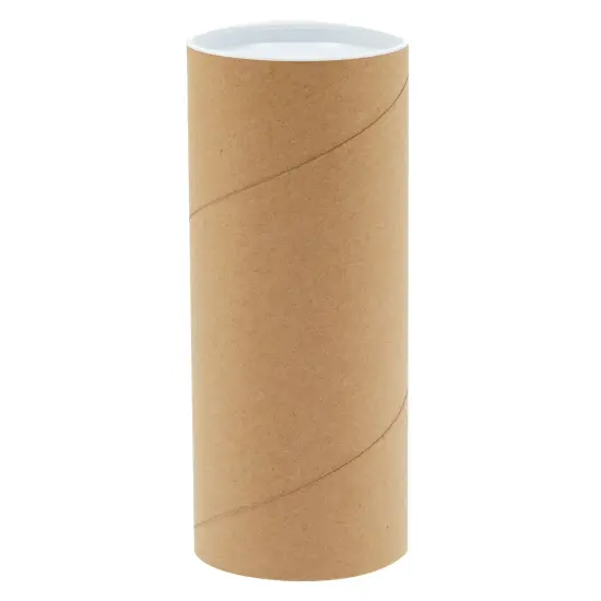 10-Pack Mailing Tubes with Caps for Packaging Posters, 3x7 Inch Round Cardboard Mailers for Artwork, Advent Calendars, Classroom Craft, DIY Projects, Gifts Brown {7}