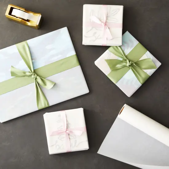 Glassine Paper Roll for Artwork, Transparent Paper Protection for Drawings, Crafts, Documents, Photos, Projects, and Baked Goods, Classroom Supplies (17.5 Inches x 25 Yards) Clear {2}