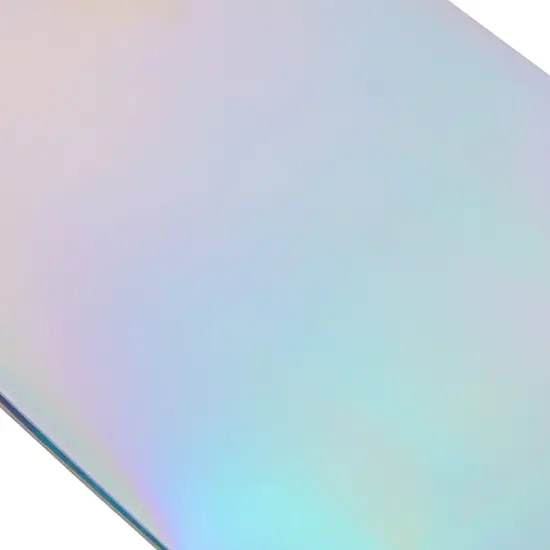 20-Pack Small Metallic Gift Bags with Handles, 5.5x2.5x7.9-Inch Paper Bags with Foil Coating, White Tissue Paper Sheets, and Tags for Small Business (Holographic) Silver {4}