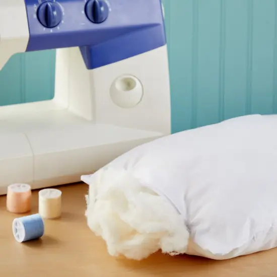 Wool Batting for Stuffing Animals, Crafts, Cushions, Pillow Filler, Needle Felting (16oz, Natural White) {2}