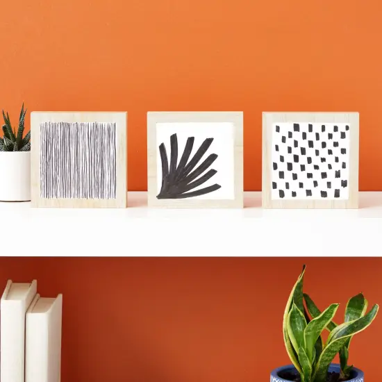 Bright Creations Unfinished MDF Wood Blocks for Crafts, 1 In Thick Wooden Square Blocks (5x5 In, 4 Pack) Brown {3}