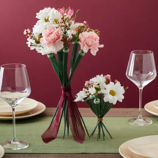 30 Pack Stem Water Tubes for Flowers with Caps, Extendable Vials for Floral Arrangements, Florist Supplies (6 and 12 Inches) {2}