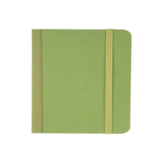 Fabriano Ecoqua Plus Sewn Bound 100% Italian made Notebook, 3.5" x 5.5", 90gsm, 80 Sheets Lime {4}