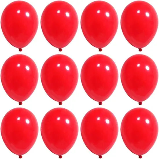 12 inch Red Latex Balloons, 60 pcs Thick Red Balloons for Party Decorations {1}