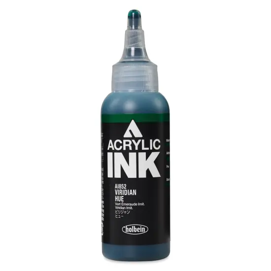 Holbein Acrylic Ink - Viridian Hue, 100 ml {1}