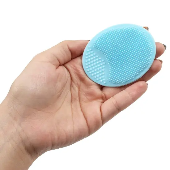 10 Piece Silicone Face Cleanser and Body Scrubber Pad, Exfoliating Scrub Brush for Shower, 5 Colors Multicolor {4}
