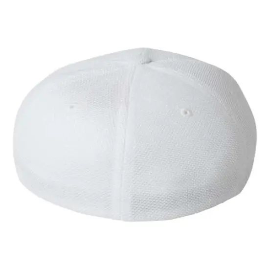 Flexfit&reg; Cool & Dry Pique Mesh Cap White {2}