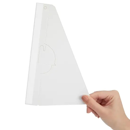 50 Pack Self Stick 9 Inch Cardboard Easel Backs, Picture Frame and Art Stand for Painting, Photos, Artwork, Crafts (White) {6}