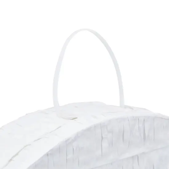 Pull String Baseball Pinata for Boys and Girls Sports Themed Birthday Party Decorations (Small, 12.75 x 3 Inches) White {7}