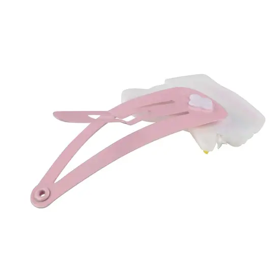 Juvale 24-Pack Rainbow Unicorn Hair Clips for Girls Ages 3&ndash;14, Anti-Slip Snap Hairclips, Assorted Pink Unicorn-Themed Barrette Hair Pins, Ideal for Birthdays & Game Prizes {5}