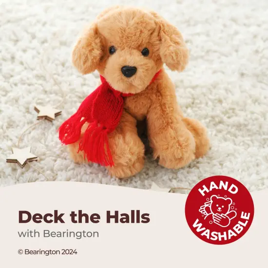 Bearington Grizwald The Golden Retriever Plush, Dogs Stuffed Animals, 7.5" Golden Retriever Stuffed Animal, Ideal Christmas Animal Gift for Toddlers, Kids & Teens, For Ages 3-14 {3}