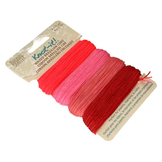 The Beadsmith Brazillian Waxed Cord Mix Floral Vibes {5}