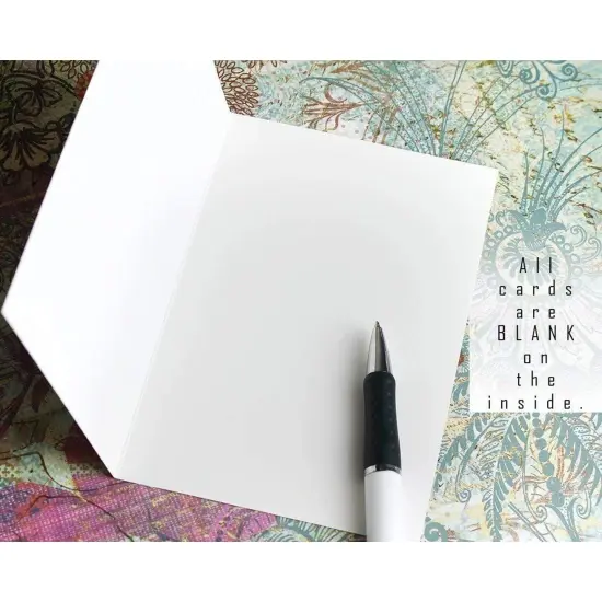 Valentine&rsquo;s Greeting Cards, Blank Heart Patterned Cards with Red Envelopes (4 x 6 In, 36 Pack) Multicolor {6}