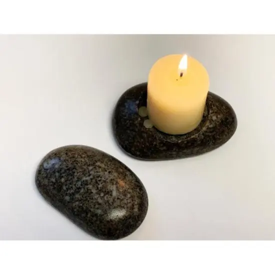 7&rdquo; x 5" x 2.25" Large River Rocks Frit Casting Glass Fusing Kiln Mold {2}