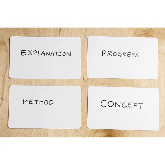 Juvale 100-Pack Blank Flash Cards, Versatile and Sturdy Index Cards Blank for Studying, Making Presentations, Projects, Lists Recipe Cards and DIY Gift, Ideal for Home or Office Use (3 x 5 in) White {2}