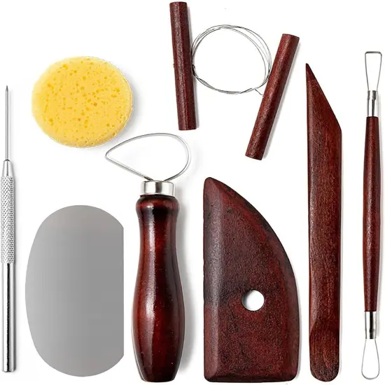 8Pcs Pottery Clay Sculpting Tools Polymer Clay Tools {1}