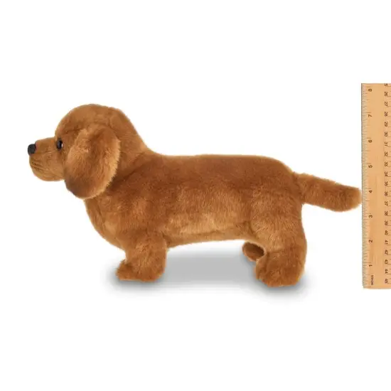 Bearington Frankie The Dachshund Stuffed Animal, 13 Inch Weiner Dog Stuffed Animal, For Ages 3-14 Brown {5}