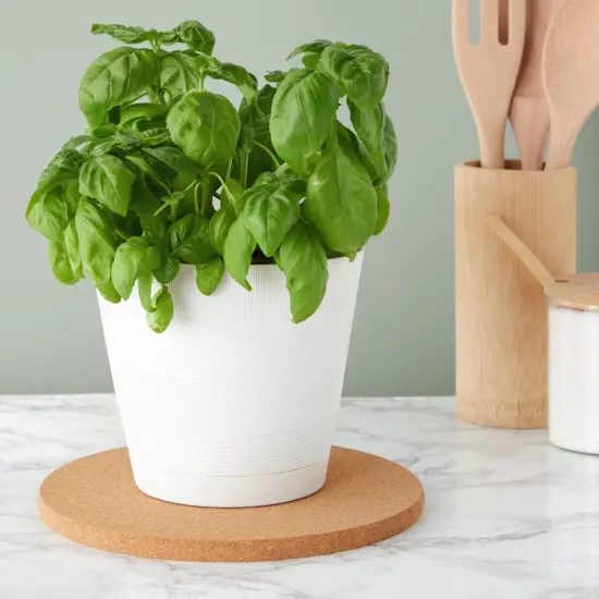 4 Pack Round Cork Trivets for Hot Dishes, Plates, and Kitchen Countertops, Multifunctional Heat Resistant Corkboard Pads for Hot Pots, Pans, Plates, Planters, Glassware, and DIY Crafts (9 in) Brown {5}