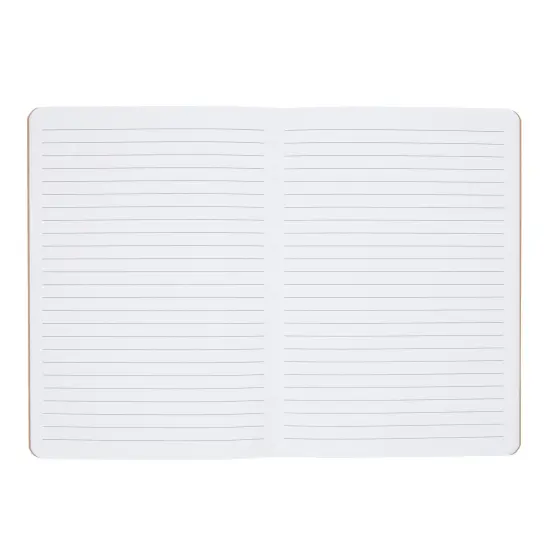 8 Pack Inspirational Notebook A5, 5.8 x 8.3 inch Kraft Paper Lined Journals, Bulk Set, Art Journals, Teacher Notebook for School Classroom, Home, Office - Happy Theme White {5}