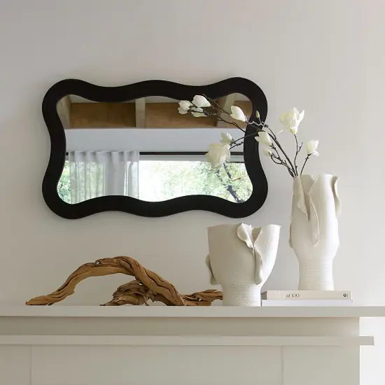 Jamie Young Company Wide Folded Petal Porcelain Vase - 13" - White {1}