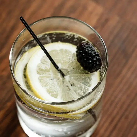 Chef Craft 150 Piece 5" Long Plastic Cocktail or Coffee Stirrer Straws Set - Black {2}