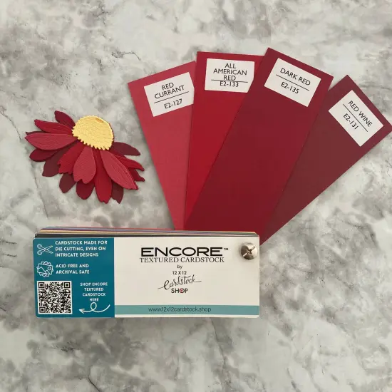 RED WINE - Textured 12x12 Cardstock - Encore Paper {5}